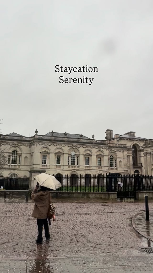 Cambridge staycation calm — architecture, rain and quiet moments.